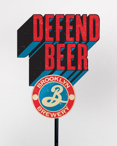 Defend Beer Poletopper