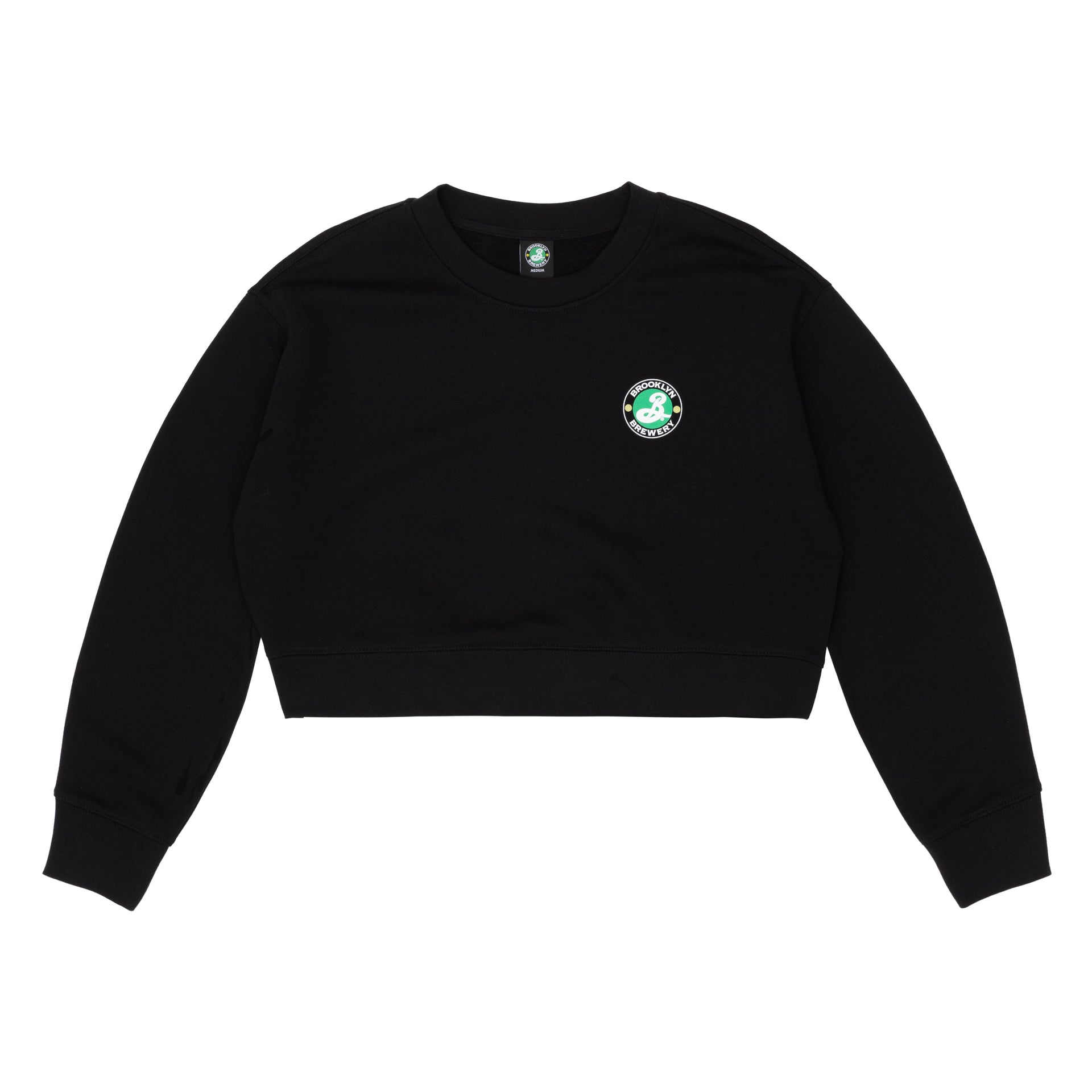 BROOKLYN BREWERY WOMEN’S CROPPED CREWNECK SWEATSHIRT