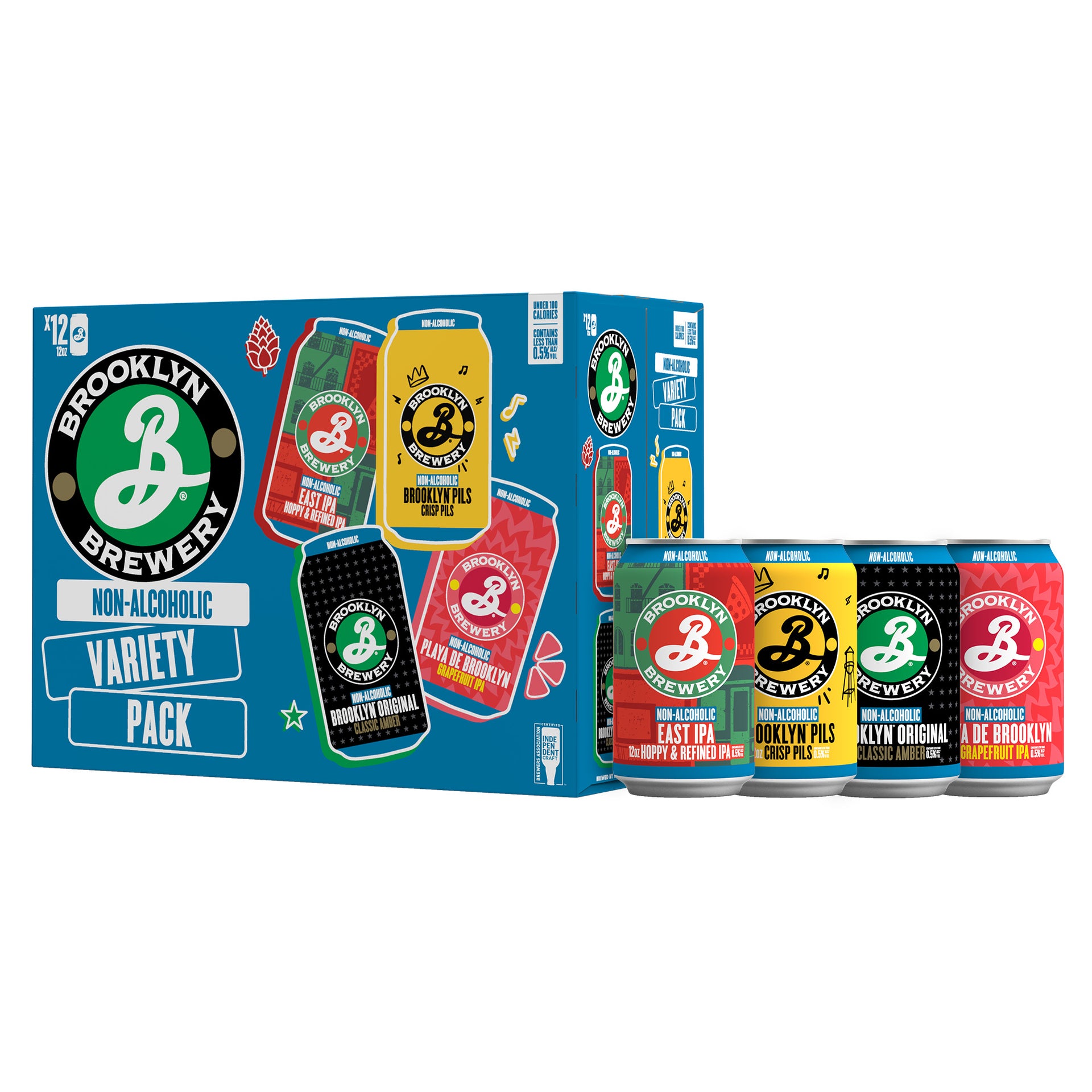NON-ALCOHOLIC BROOKLYN VARIETY 12-PACK