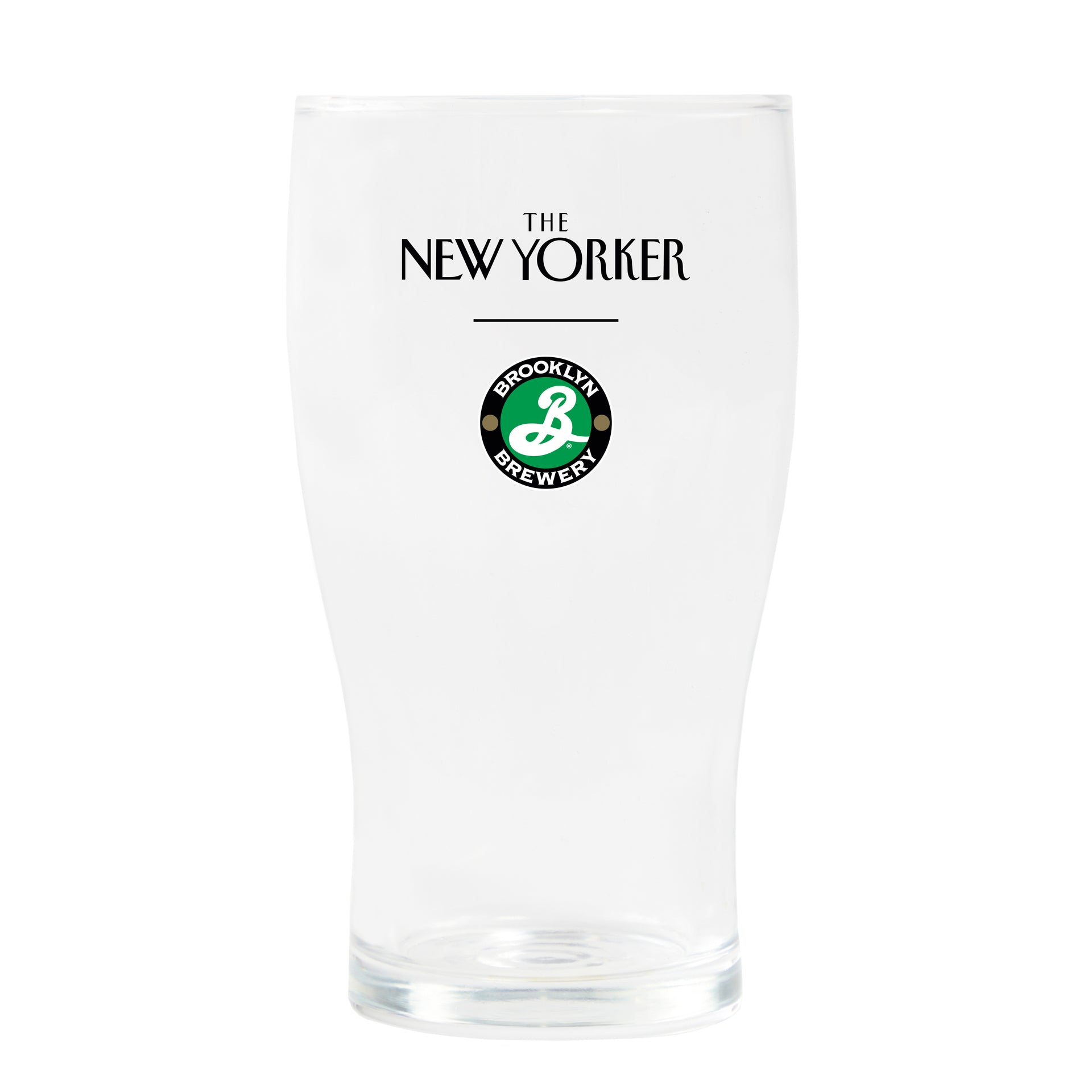 THE NEW YORKER LIMITED-EDITION BROOKLYN LAGER 16oz TULIP GLASS