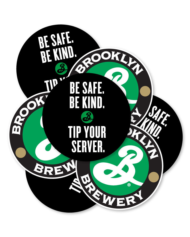 COASTERS - BE SAFE BE KIND 100/CT SLEEVE