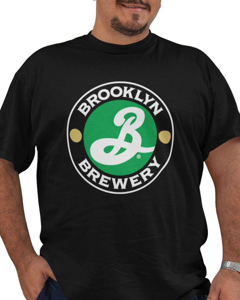 BROOKLYN BREWERY BIG LOGO TEE - BLACK