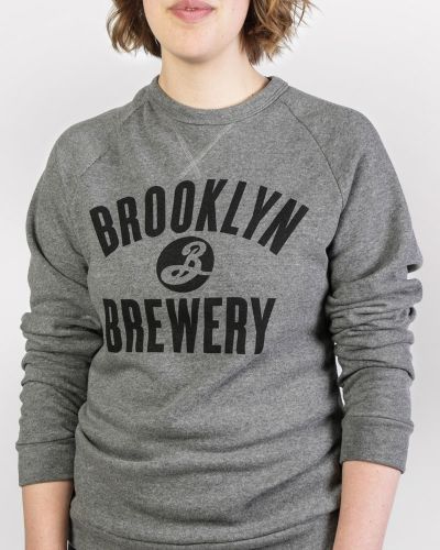 Brooklyn Crew Neck Sweatshirt - Grey