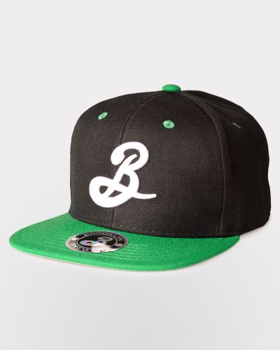 Brooklyn B Snapback - Green/Black