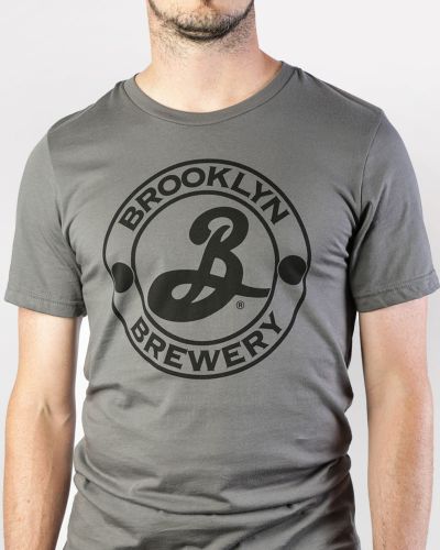 Brooklyn Big Logo Tee - Asphalt