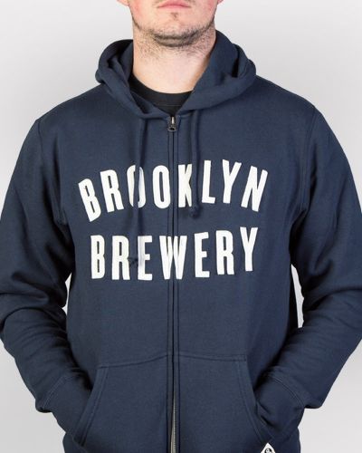 Brooklyn Brewery Zip Hoodie - Navy